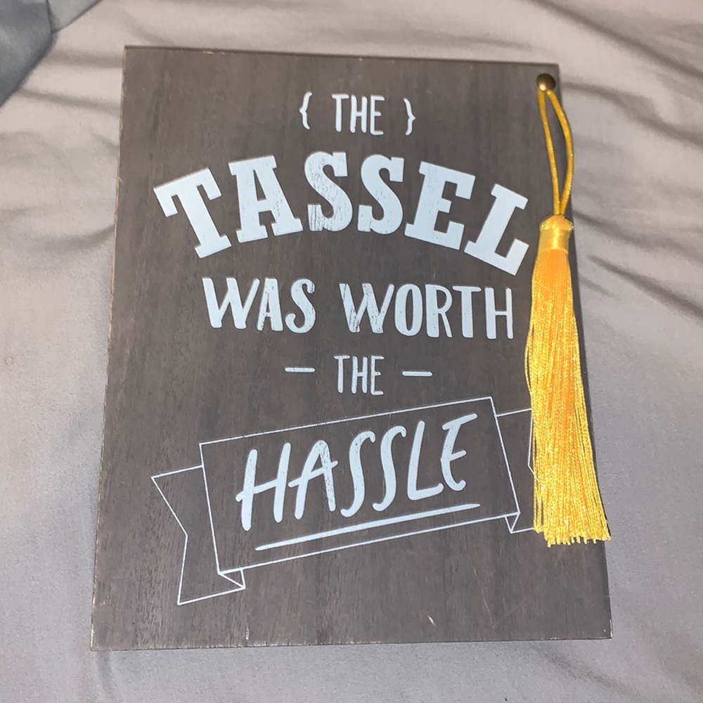 A graduation decoration